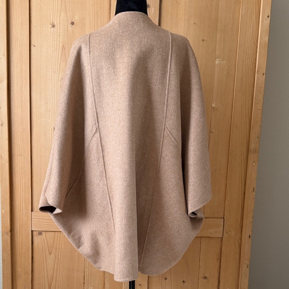 Elegant Tan Women's Cape - Picture 2 of 3